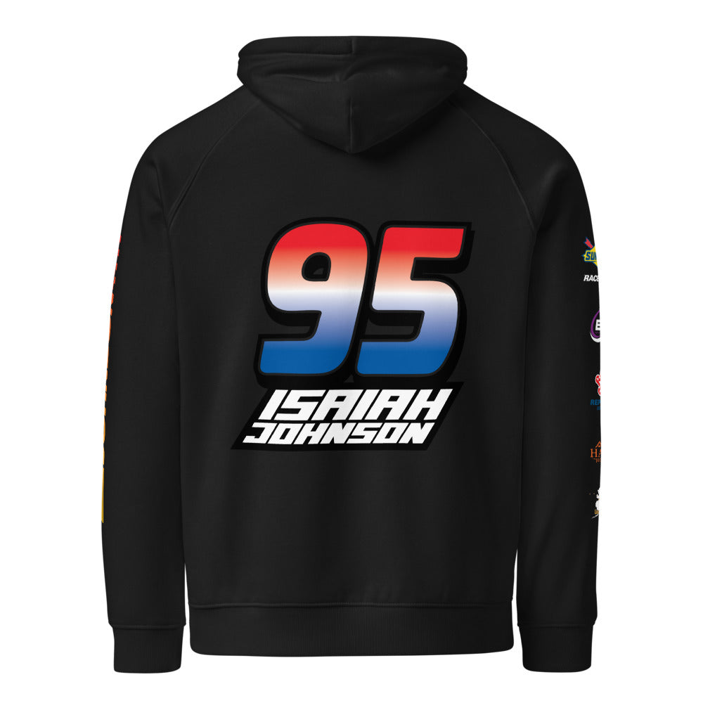 Premium Raglan Hoodie with Color Logos
