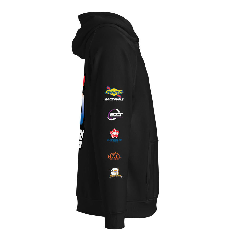 Premium Raglan Hoodie with Color Logos